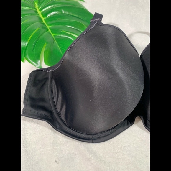 NEW $70 Elomi 'Bijou' Underwire Plunge Bra in Black [ SZ 44DDD‎ ] - Picture 3 of 8